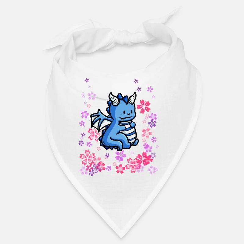 Drache Kind Blumen Wiese Bandana