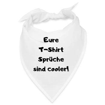 Partyspruch für Malle, Karneval ect. - Kostümidee - Bandana - Weiß - Vorne