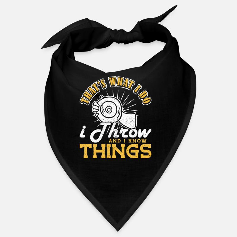 Diskus I do I throw and I know things Diskuswerfer Bandana