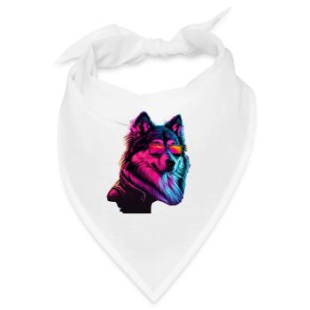 Alaskan Malamute Dogs Alaskan Malamutes - Bandana - Weiß - Vorne