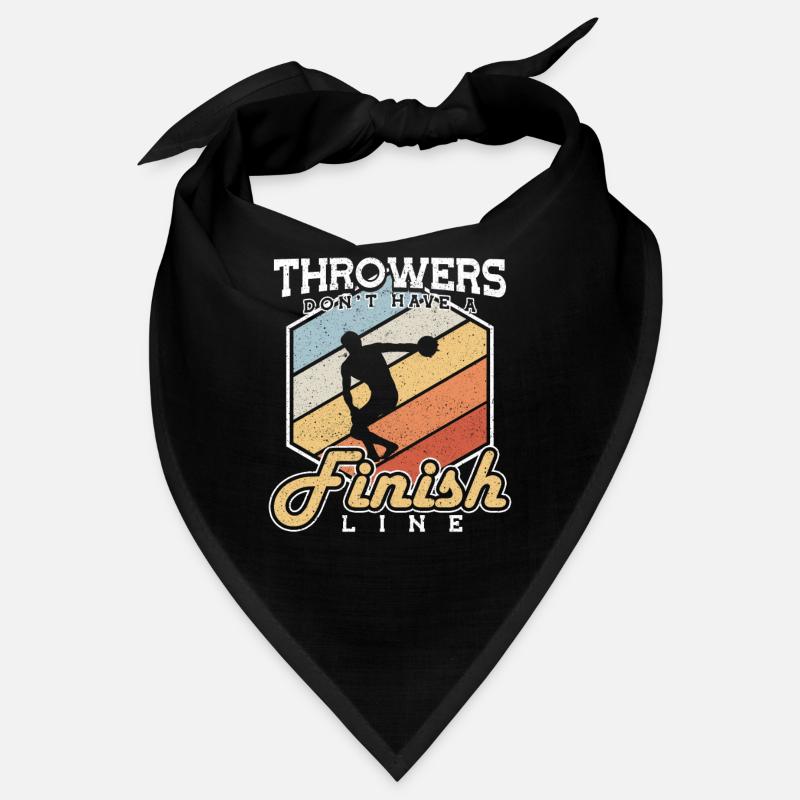 Diskus Throwers Have No Finish Lines Diskuswerfer Bandana