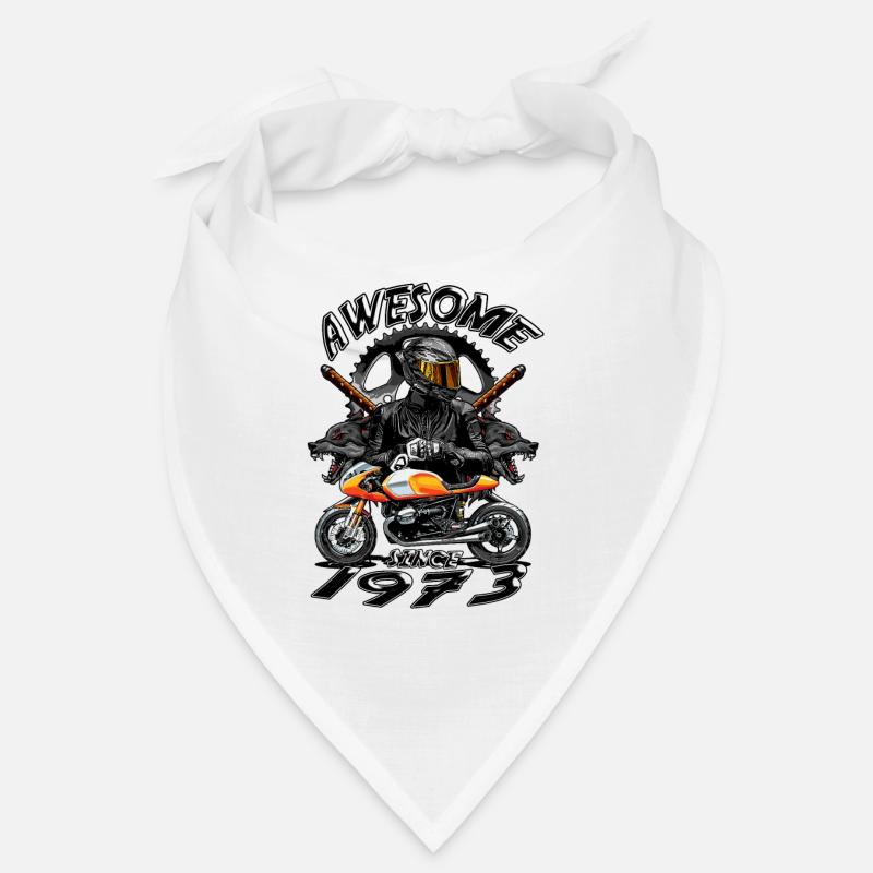 Awesome since 1973, Biker Geburtstag Bandana