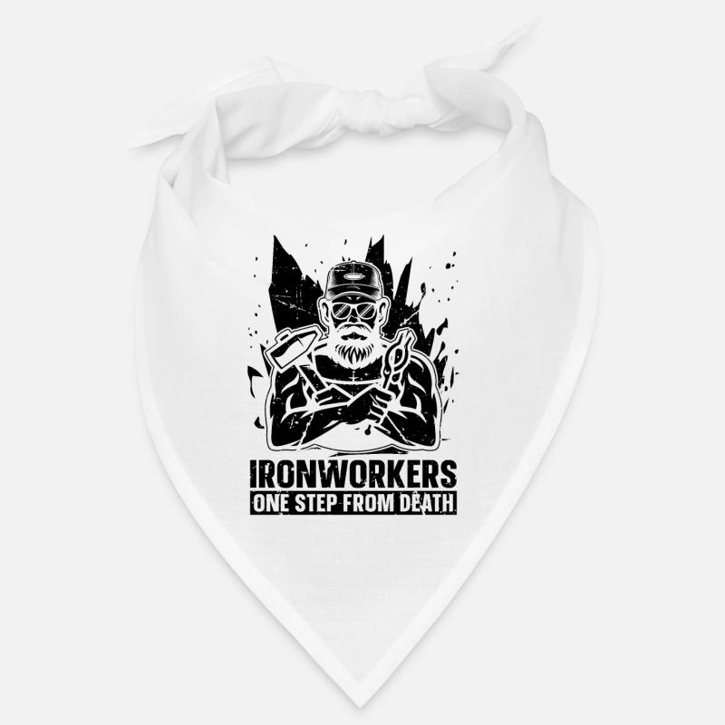 Ironworkers One Step From Death Welder Ironworkers Bandana