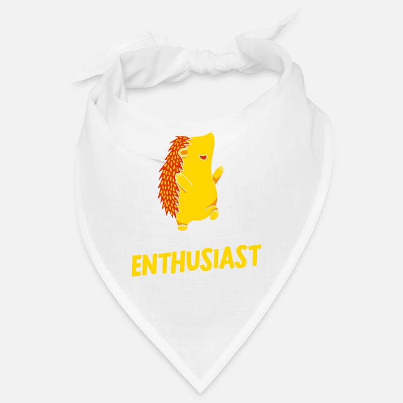 Igel Enthusiast Süß Haustier Sprüche Bandana