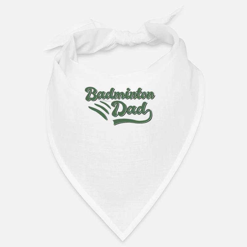 Badminton Papa Geschenk Bandana
