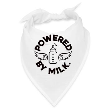 Neugeborenes Baby Kind Geburt Nahrung Milch - Bandana - Weiß - Vorne