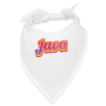 Vintage Indonesien Urlaubsreise Asien Java - Bandana - Weiß - Vorne