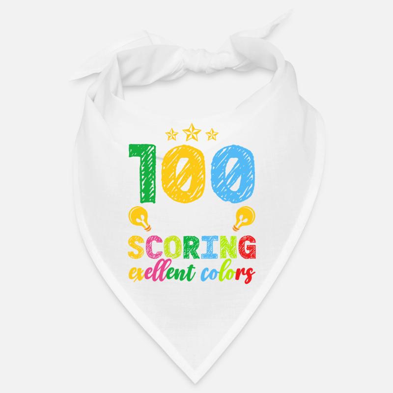 100 jours d’excellente école de couleurs exceptionnelles Bandana