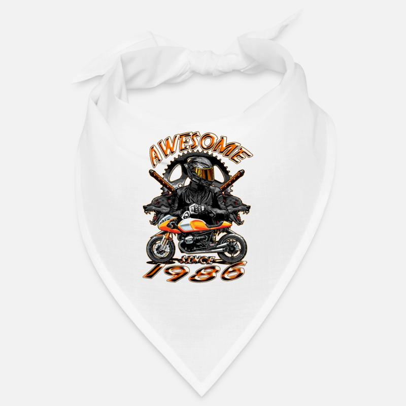 Awesome since 1986, Biker Geburtstag Bandana