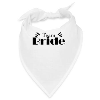 Team Braut Hochzeitsfeier - Bandana - Weiß - Vorne