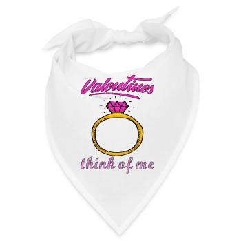 VALENTINES - Bandana - Weiß - Vorne