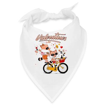 VALENTINES - Bandana - Weiß - Vorne