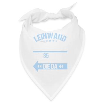 35 verheiratet Leinwand Hochzeit 35.Hochzeitstag - Bandana - Weiß - Vorne