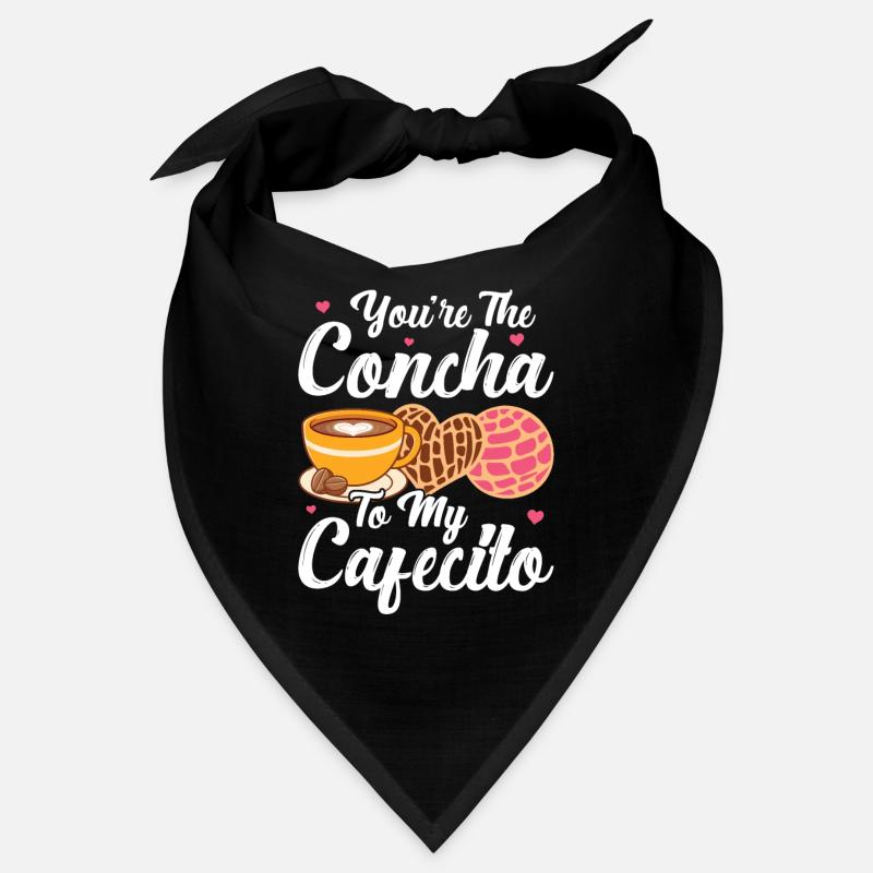 Cafecito Y Chisme Conchas Pan Dulce Bandana