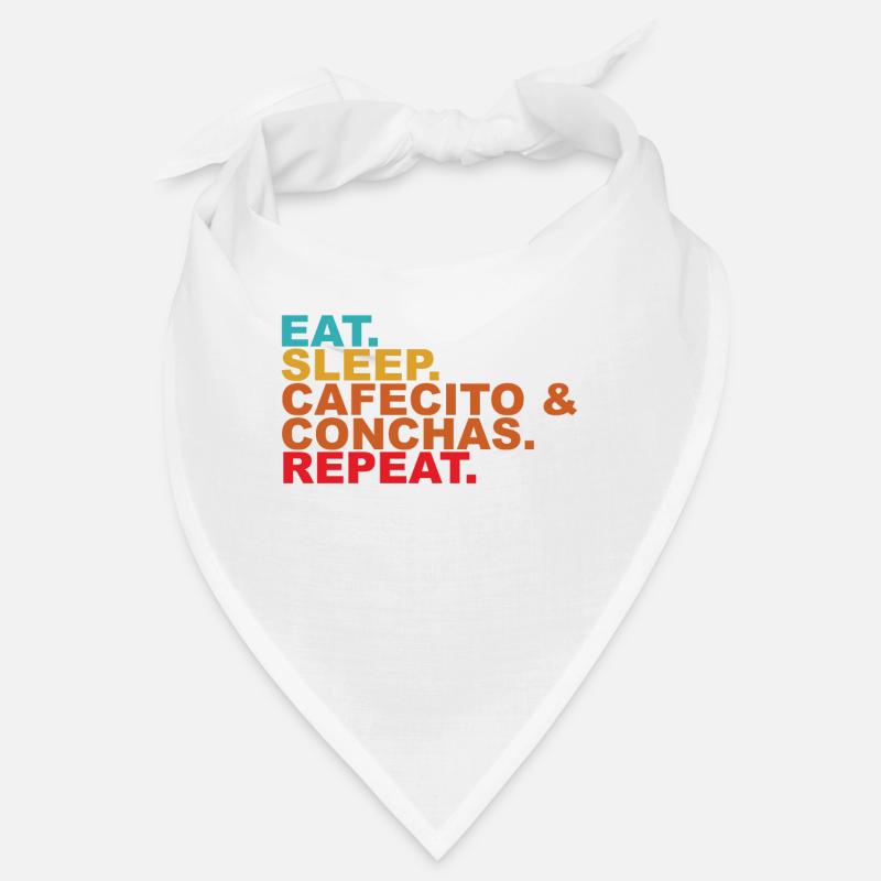 Cafecito Y Chisme Conchas Pan Dulce Bandana