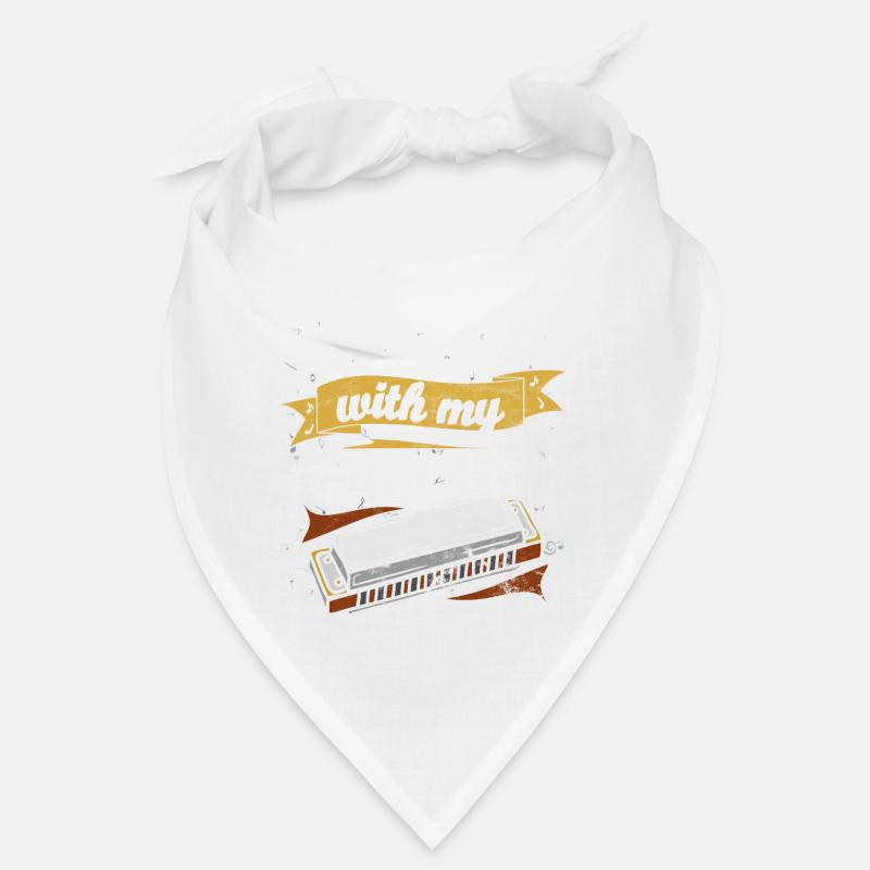 Drôle d’instrument d’harmonica vintage Bandana