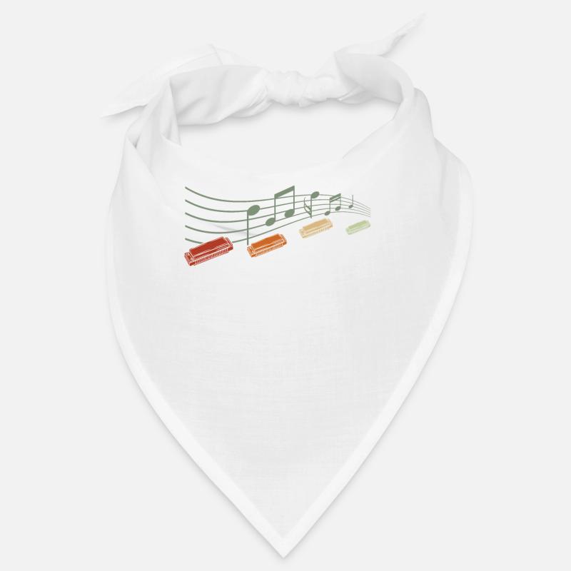 Drôle d’instrument d’harmonica vintage Bandana