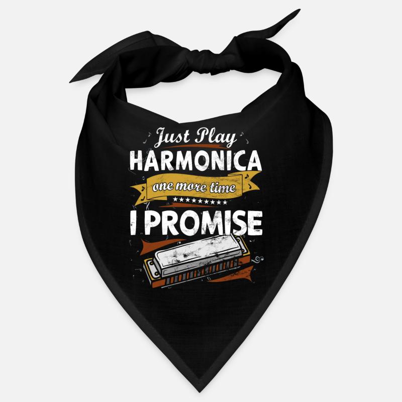 Drôle d’instrument d’harmonica vintage Bandana