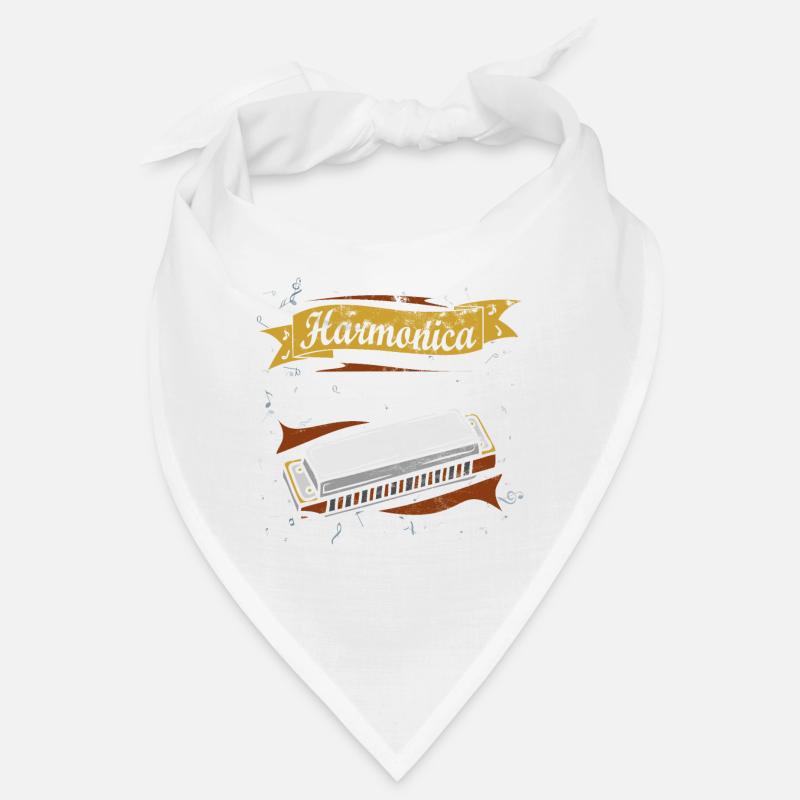 Drôle d’instrument d’harmonica vintage Bandana