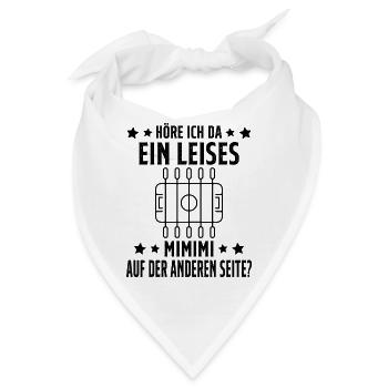 Tischfussball Geschenk Fans Wuzler Tischfussball - Bandana - Weiß - Vorne