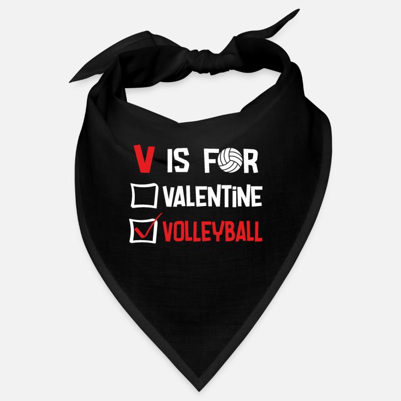 V pour le volleyball de la Saint-Valentin Bandana