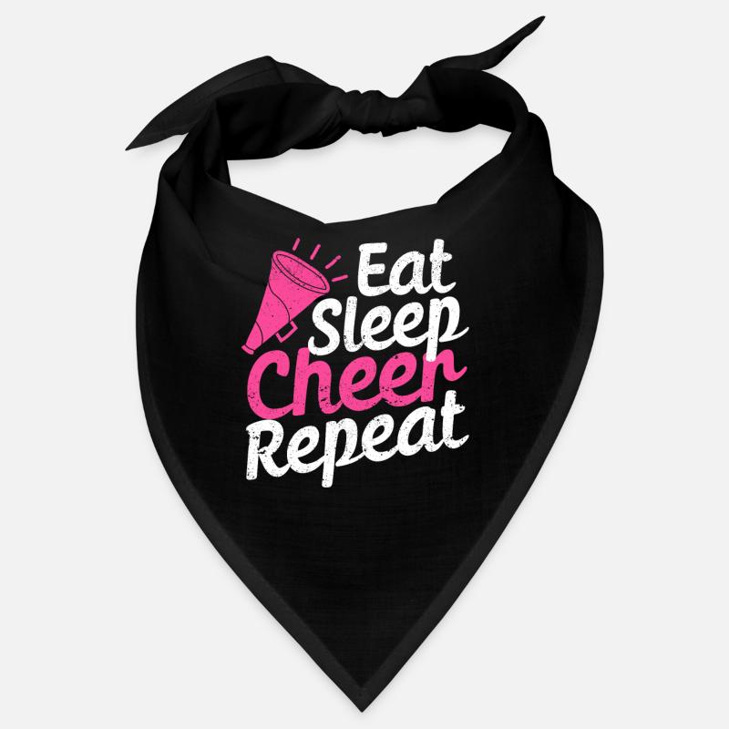 Eat Sleep Cheer Repeat Cheerleading TShirt Bandana