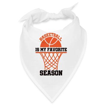 Basketballer Basketball Slamdunk BBall Korbleger - Bandana - Weiß - Vorne