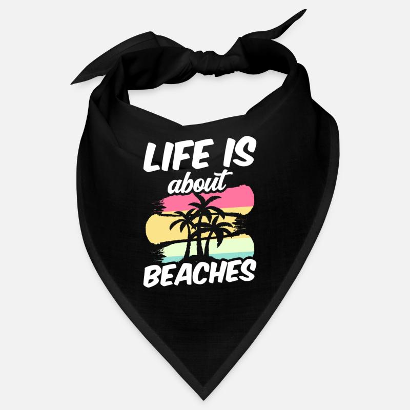 La vie se compose de plages vacances plage plage Bandana