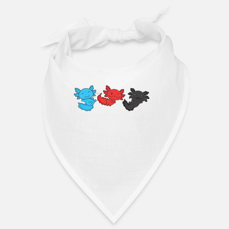 Polyamour Flag Pride LGBTQ Axolotl Bandana