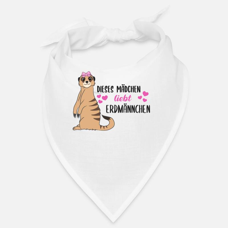 Erdmännchen Spruch Geschenk Damen Mädchen Bandana