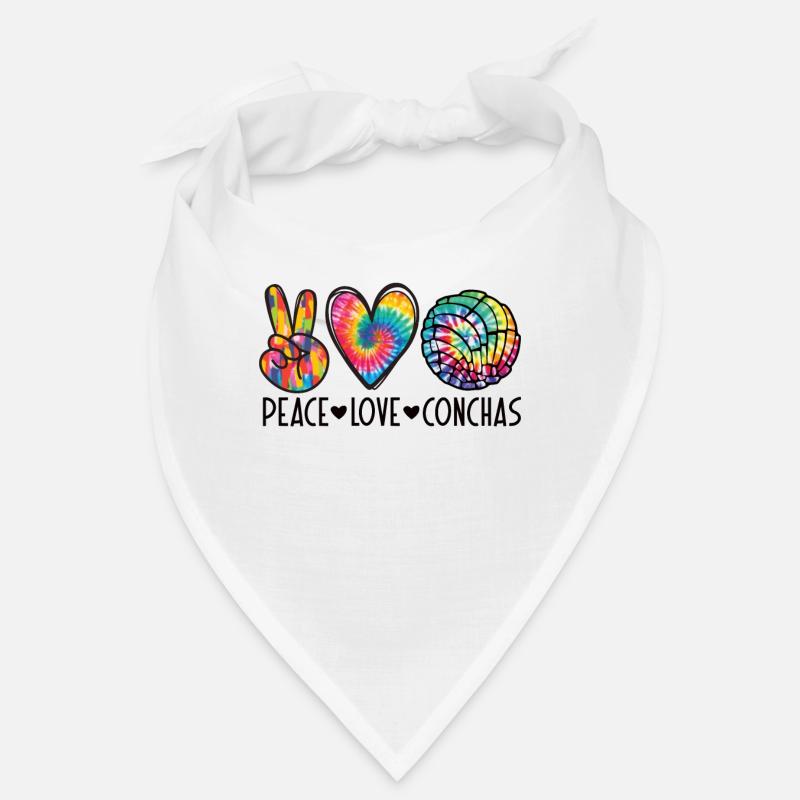 Conchas Pan Dulce Latina Spanisch - Bandana - Weiß