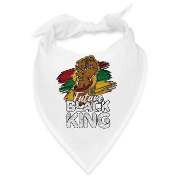 Future Black King Black History Month - Bandana - Weiß - Vorne