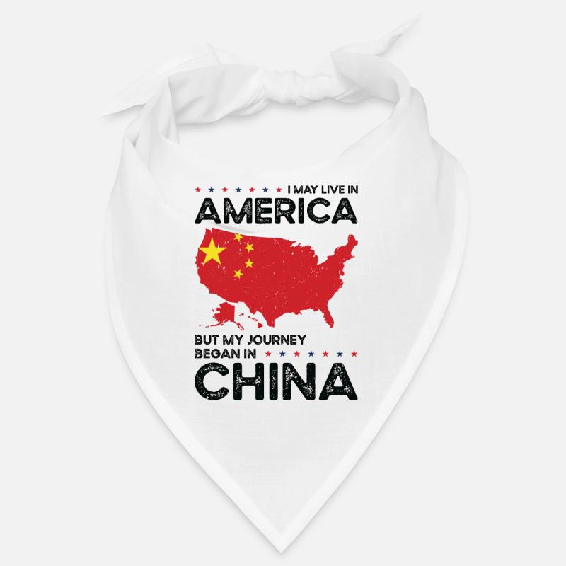 Né chinois Chine États-Unis Bandana