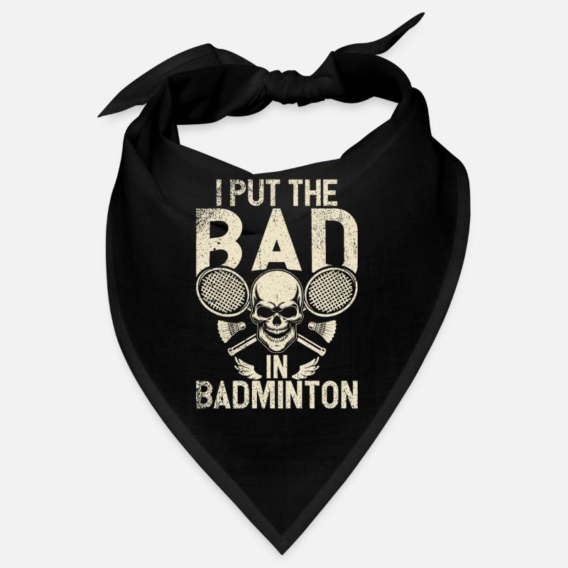 Badminton Lustiger Spruch Herren Badminton Design Bandana