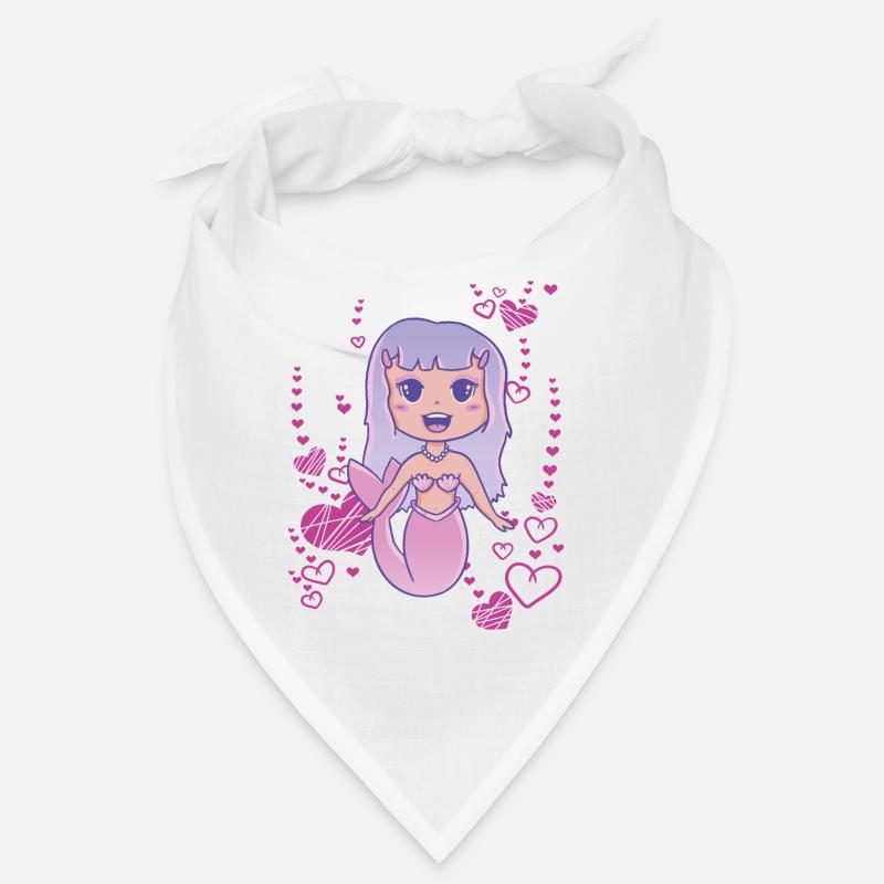 Amour cœur de sirène Bandana