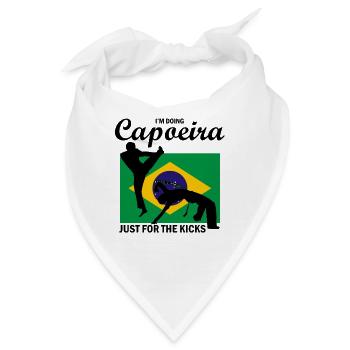 Ginga Capoeira für brasilianische Kampfsportarten - Bandana - Weiß - Vorne