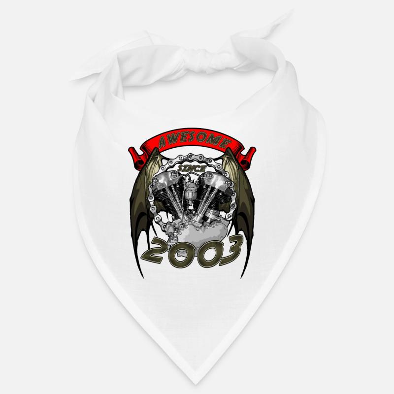 Awesome since 2003, Biker Geburtstag Bandana