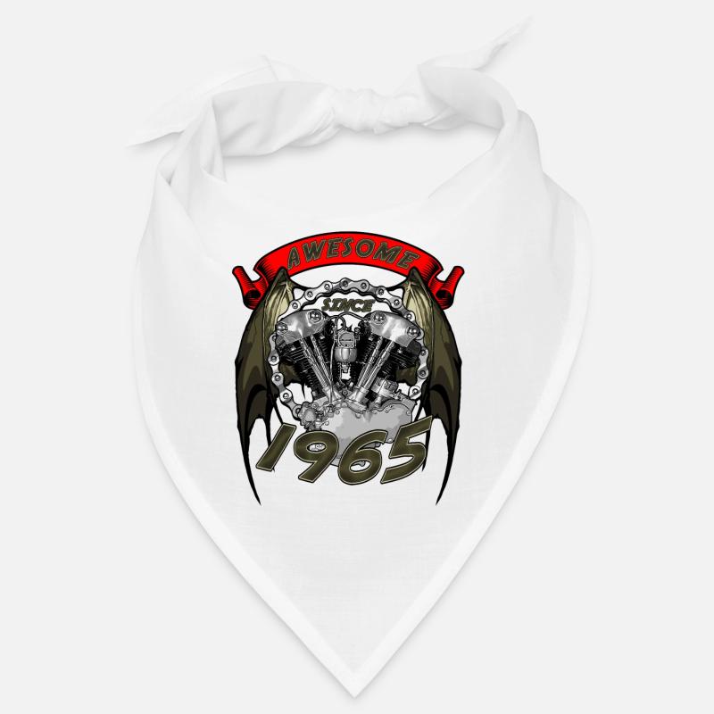 Awesome since 1965, Biker Geburtstag Bandana