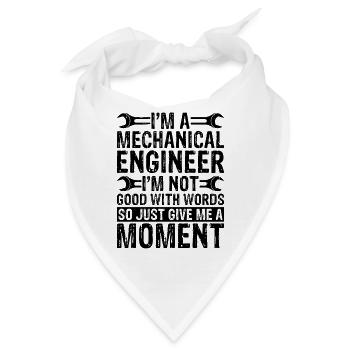 I'm A Mechanical Engineer I'm Not Civil Engineer - Bandana - Weiß - Vorne