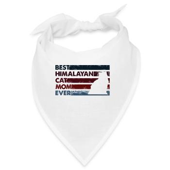 Beste Mutter Aller Zeiten - Himalaya-Katze - Bandana - Weiß - Vorne
