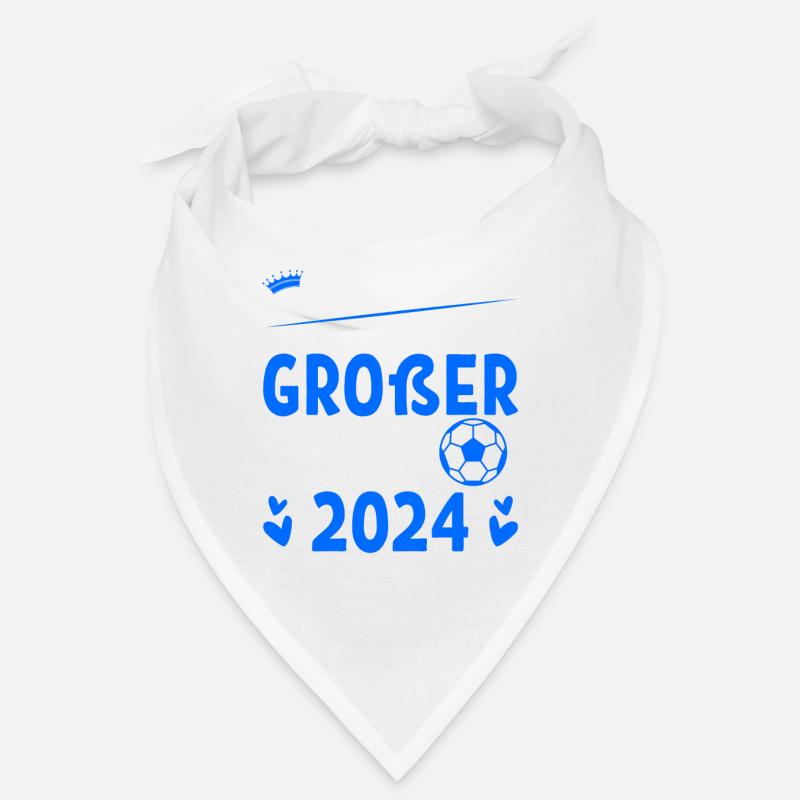 Jungen Ich werde Großer Bruder 2023 Geburt Spruch Bandana