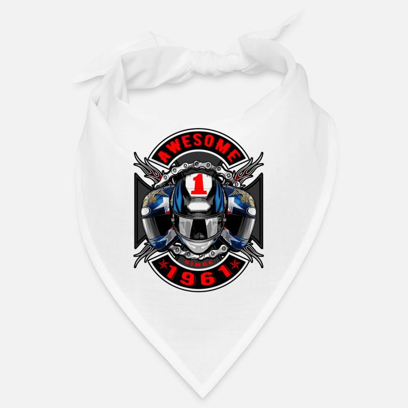 Awesome since 1961, Biker Geburtstag Bandana