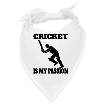 Kricketteam Cricket Kricket Kricketmannschaft - Bandana - Weiß - Vorne