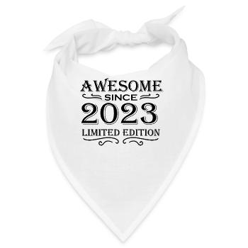 2023 - Jahrgang 2023 - Fantastisch seit 2023 - Bandana - Weiß - Vorne