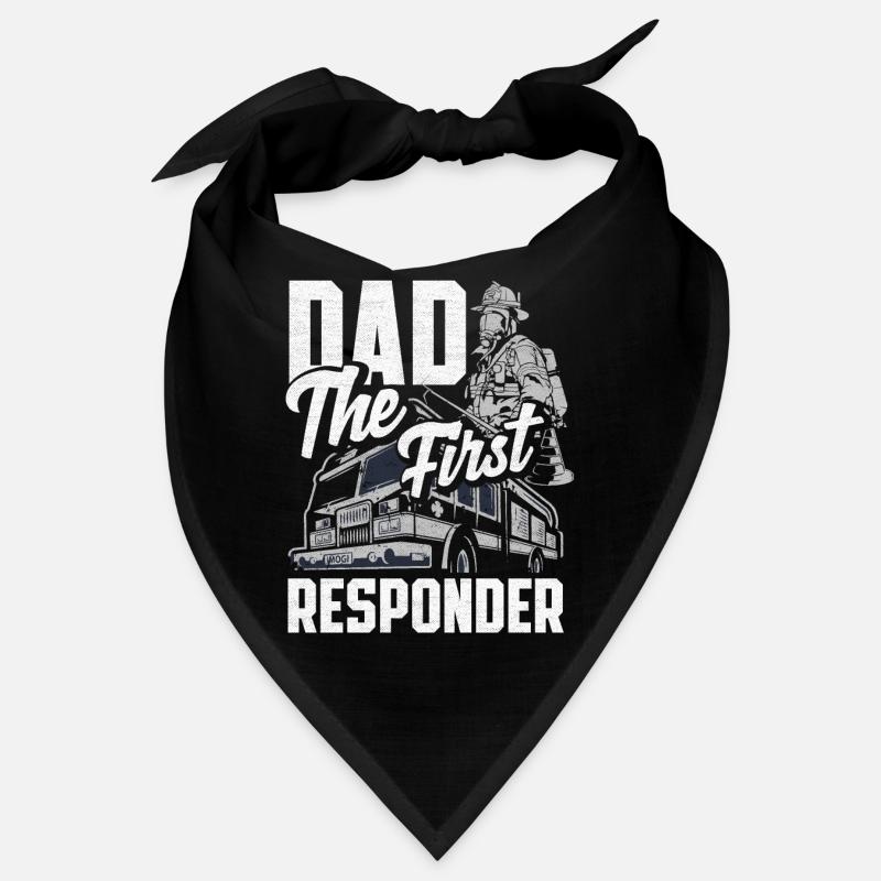 Papa le premier pompier d’intervention Conception pour Bandana