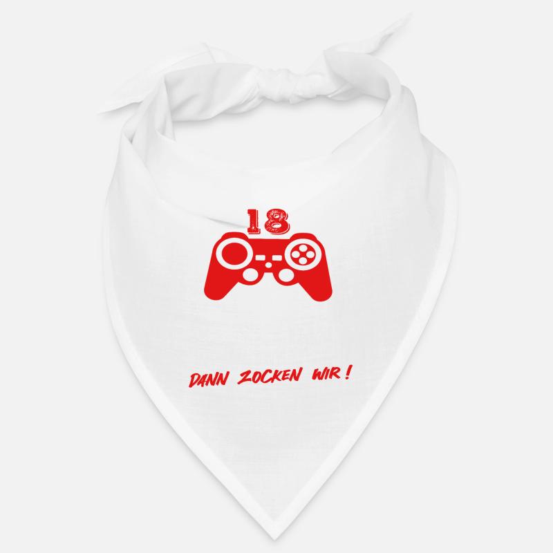 Lustiger 18 Geburtstag Controller Gaming Spruch Bandana