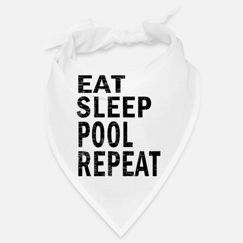 Eat sleep pool repeat for pool lovers Bandana