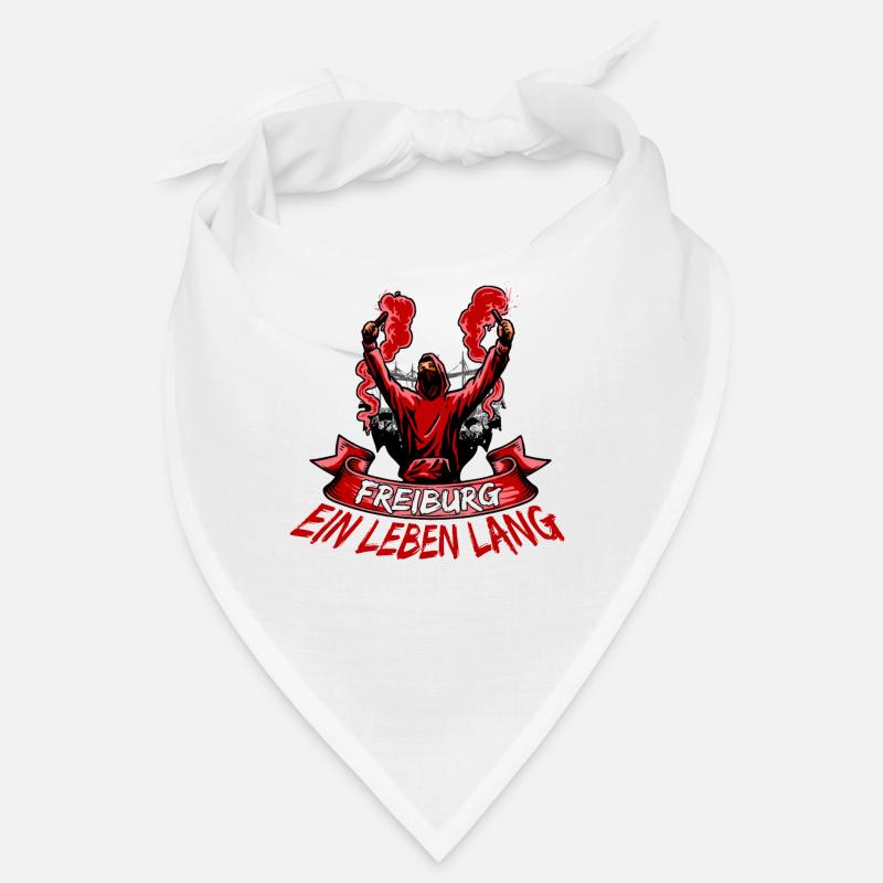 Freiburg ein Leben lang - Bandana - Weiß