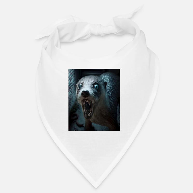 Creepy Otter Creature Spooky Zombie Otter Bandana