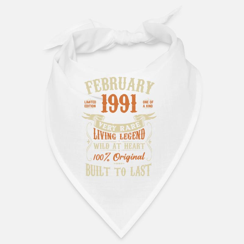 Februar 1991 Geburtstagsgeschenk Bandana